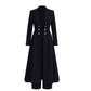 ⏰💖Black Friday Mega Deal – 50% off!💖✨Women's Elegant Autumn 2 Piece Outfit Set with Retro Long Sleeve Coat and Simple Trousers