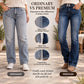 🖤Black Friday Sale 50% OFF!!👖Women's Double-Button High-Waisted Bootcut Jeans