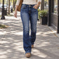🖤Black Friday Sale 50% OFF!!👖Women's Double-Button High-Waisted Bootcut Jeans