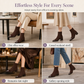 ⏰Christmas Limited Sale 50% OFF!!🎄Women's French Style Pointed Toe Ankle Boots Slim Fit Elegant Short Boots for Spring and Autumn