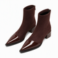 ⏰Christmas Limited Sale 50% OFF!!🎄Women's French Style Pointed Toe Ankle Boots Slim Fit Elegant Short Boots for Spring and Autumn