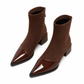 ⏰Christmas Limited Sale 50% OFF!!🎄Women's French Style Pointed Toe Ankle Boots Slim Fit Elegant Short Boots for Spring and Autumn