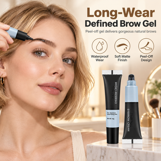 ⏰Limited-Time Buy 1 Get 1 Free💞50K+ SOLD!🎁Waterproof Long Lasting Peel Off Eyebrow Gel Semi Permanent Eyebrow Tint Cream for Natural Wild Brows