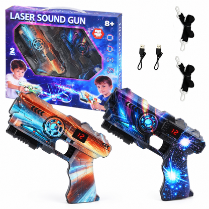 🎅CHRISTMAS SALE 50% OFF!🔥Kids Laser Tag Gun Toy Set with Sensor and Projection Features for Boys Interstellar Space Battle Games