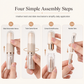 💖Black Friday Mega Deal – 65% off!💖📢Portable Retractable Makeup Brush Set – Multifunctional Travel Cosmetic Tool with Powder, Blush & Silicone Lip Brush