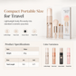 💖Black Friday Mega Deal – 65% off!💖📢Portable Retractable Makeup Brush Set – Multifunctional Travel Cosmetic Tool with Powder, Blush & Silicone Lip Brush