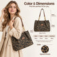 💖Black Friday Mega Deal – 50% off!💖Retro Leopard Print Tote Bag for Women💐