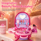 📢📢HOT SALE 50% OFF🎀Kids’ Pretend Makeup Vanity Suitcase – Portable Dress-Up Toy Set for Girls