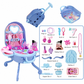 📢📢HOT SALE 50% OFF🎀Kids’ Pretend Makeup Vanity Suitcase – Portable Dress-Up Toy Set for Girls