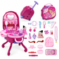 📢📢HOT SALE 50% OFF🎀Kids’ Pretend Makeup Vanity Suitcase – Portable Dress-Up Toy Set for Girls
