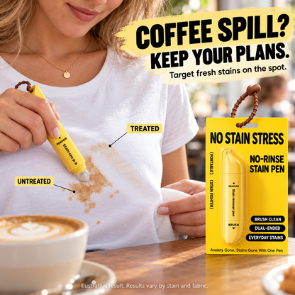 ⏳LIMITED TIME BUY 1 GET 1 FREE:￡7.99!!👕Portable Dual-Head Stain Remover Pen
