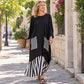🖤Black Friday Sale 50% OFF!!🖤Women's Striped Patchwork Long Sleeve Maxi Dress