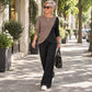 🥳🎉New Season Essentials!!🎉Women's Casual Color Block Ribbed Knit 2-Piece Set