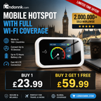 🥳2026 HOT SALE🥳💞50K+ SOLD!📶🌐 50% OFF! Mobile Hotspot – Portable WiFi, full coverage anywhere. No contract, no setup. Stay connected on the go! 📱✨（No card included））